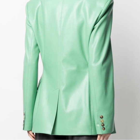 Nanushka Vegan Leather Blazer 💚